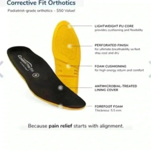 Gravity Defyer Women's Gray Salmon Mighty Walk Orthopedic Walking Sneaker 8.5 - Picture 9 of 14